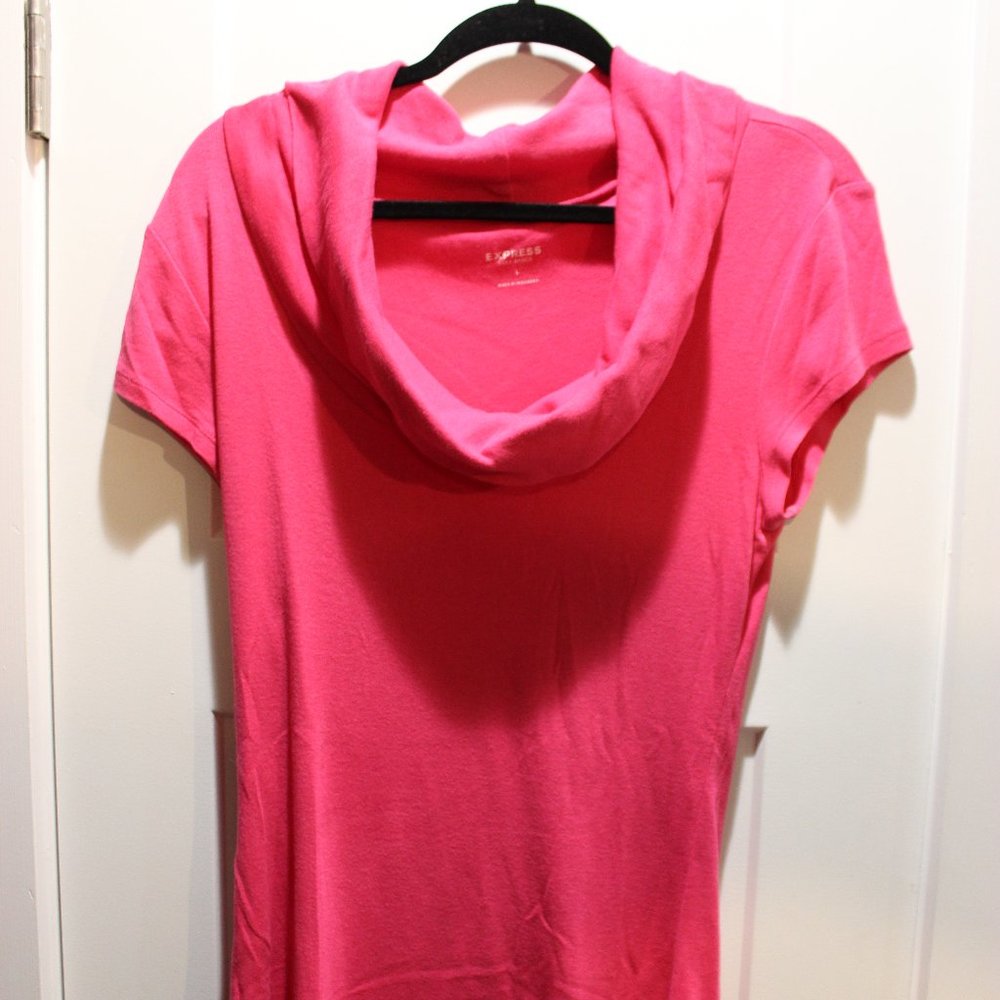Express Sexy Basic Cowl-Neck Tee